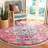 Felty Oriental Fuchsia/Teal Area Rug-304239674