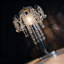 Lampe de table moderne en cristal avec base en métal pour chambre à coucher, salon, bureau et table de chevet