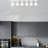 6 Lights Metal Body Semi Flush Mount-871252998