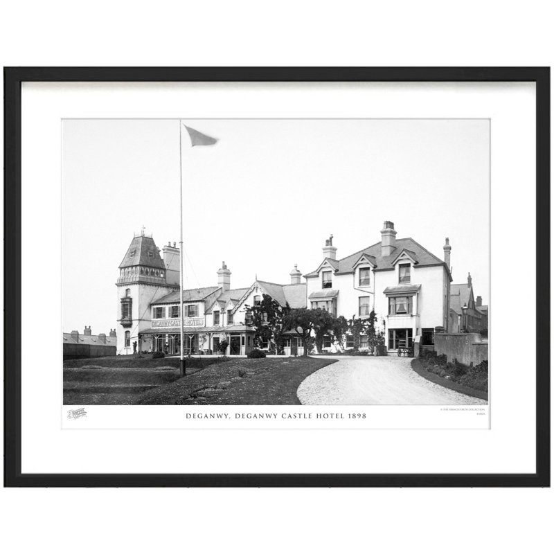 Deganwy, Deganwy Castle Hotel 1898 - Single Picture Frame Print, 45cm H x 60cm W x 2.3cm D