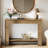 41" Narrow Entryway Table, Farmhouse Console Table