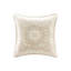 Housse de lit de jour crème réversible 6 pièces avec bord festonné pour lit simple et accessoires assortis. Convient au matelas. Comprend : taies d'oreiller et oreiller.