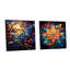 Rosean - Ensemble de 2 verres muraux abstraits en acrylique-103922910