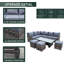 Corde 9 - Person Seating Group with Cushions