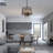 Kimesha 5 - Light Dimmable Drum Chandelier with Crystal Accents