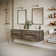 Fresca Formosa 72" Wall Mount Double Sink Bathroom Vanity Set with Top, Sink and Mirrors (Faucets Not Included)