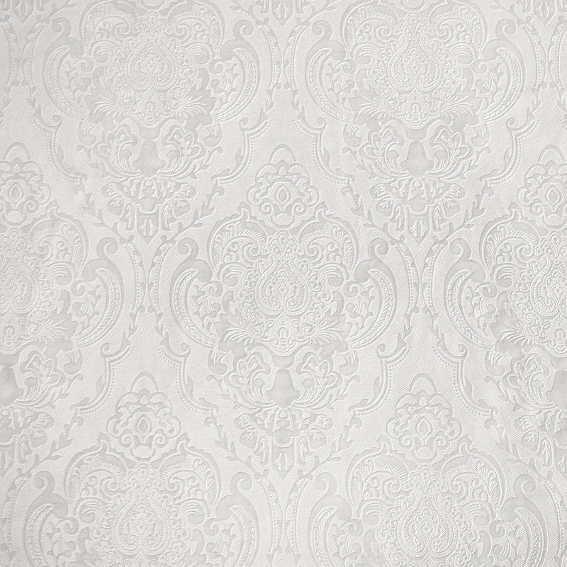 Velvet Blackout Crushed Floral Curtains - Luxury Vintage Patterned Decorative Drapes - Room Darkening 70%-85% （set of 2）