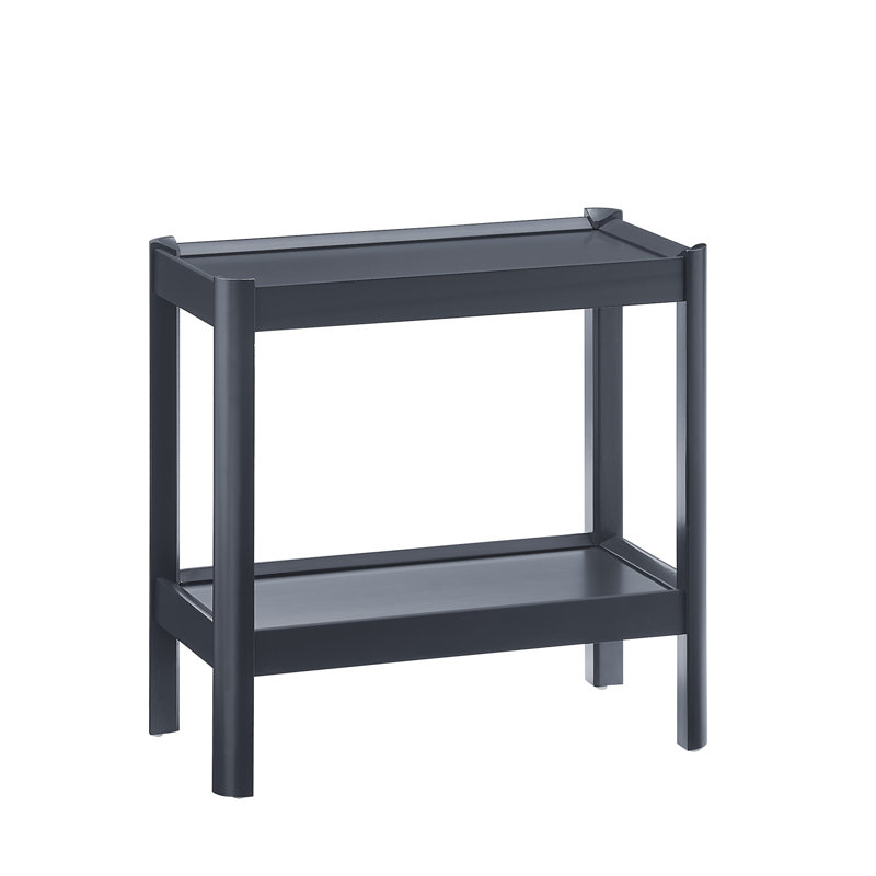 Yonda Matte Black Nightstand (Only Nightstand), Black