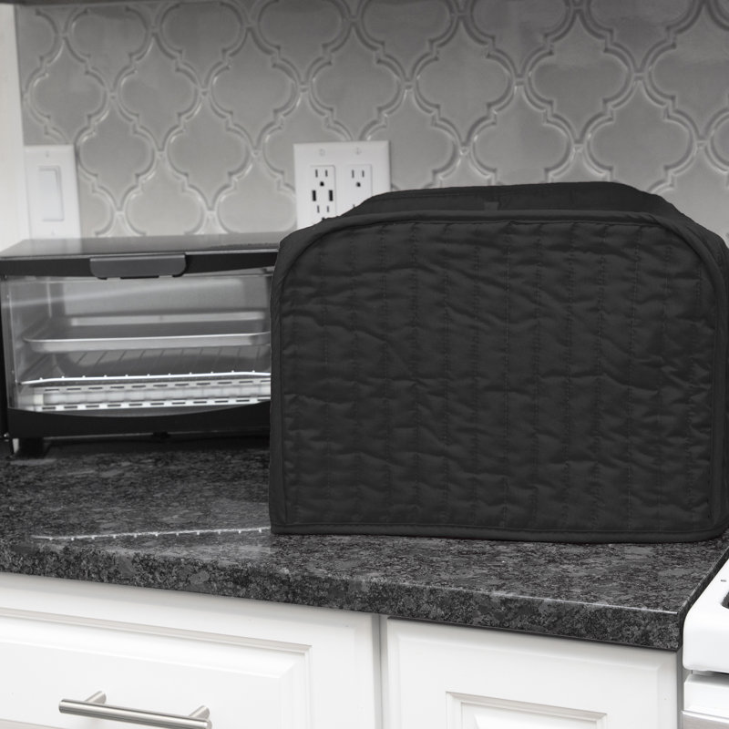 Grand couvercle de four grille-pain universel, Noir