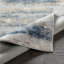 Brunswick-Abstract Blue Grey Modern Marble Fringe Living Dining Bedroom Rug-27035133