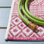 Tapis intérieur / extérieur rouge Messick-83755577
