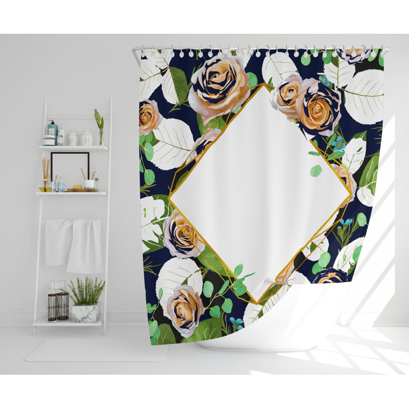 Dahlgreen Polyester Shower Curtain, 168cm H x 168cm W