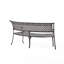 Banc extérieur courbé