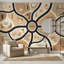 Bibliothèque murale, papier peint, zones d'étude, rotonde-4851667-4851661