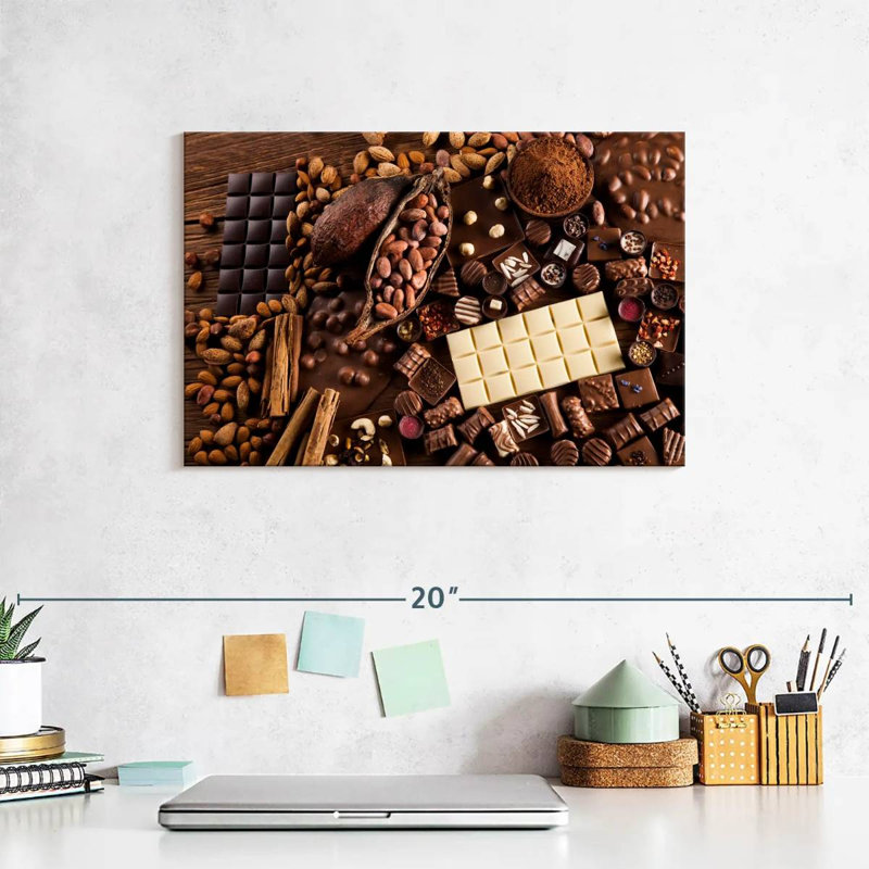Chocolate Bliss, 8" H x 12" W