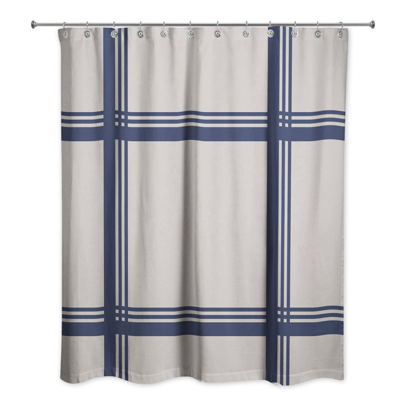 Cusick Plaid Shower Curtain