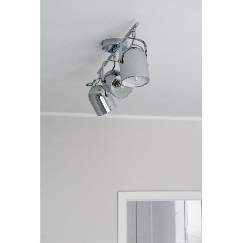 63.5cm 3 -Light Track Kit, Chrome