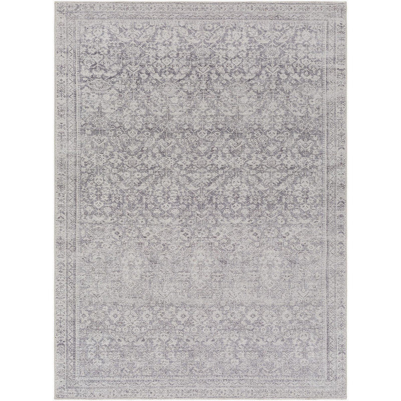 Galey Alix x Livabliss Collins Avenue III Indoor Machine Woven Area Rug, Rectangle 3'10" x 5'7", Ivory