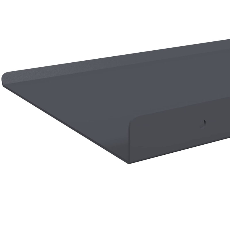 Steel Floating Shelf, Anthracite