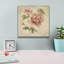 «Coral Rose On Antique Linen Light» par Cheri Blum, art mural sur toile-812967475