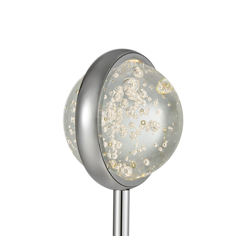 Lampe de table à DEL à intensité variable intégrée