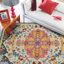 Adcox Hand Tufted Wool Blue/Pink/Grey Rug-33982222