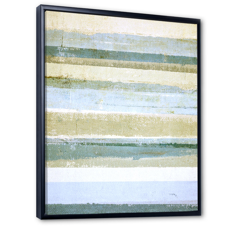 Art moderne gris et bleu II 2FL47753, Noir, H 20 po x l 12 po x P 1 po