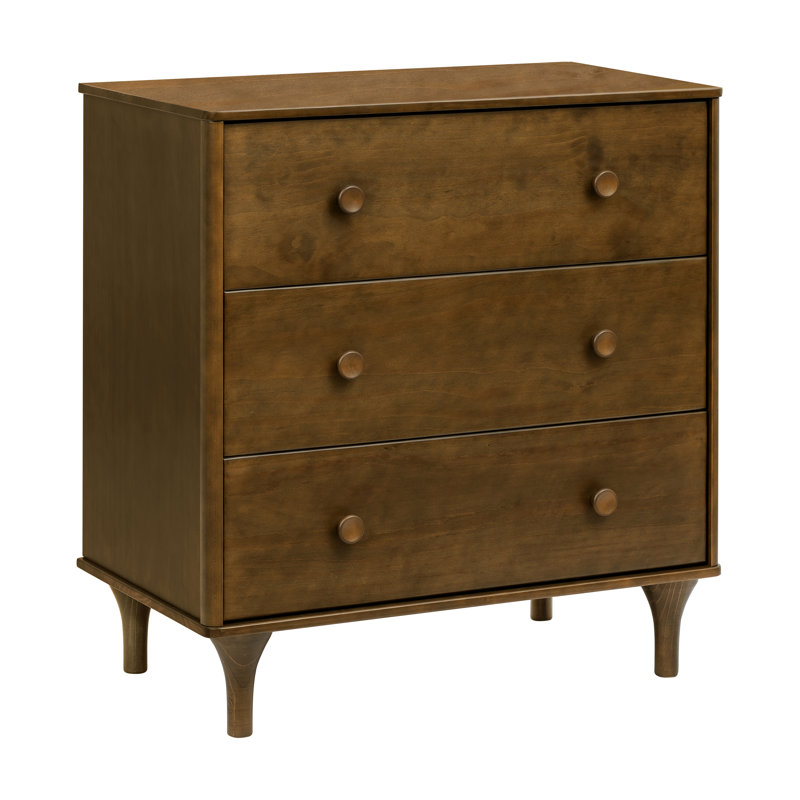 Lolly 3 Drawer Changing Table, Natural Walnut