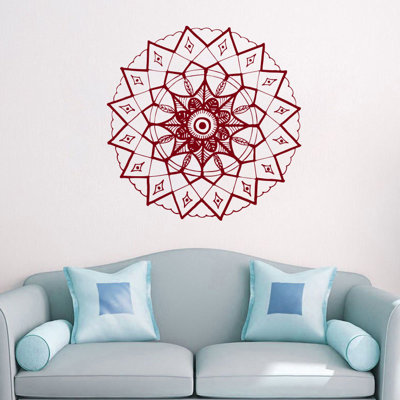 Adhésif décoratif mandala yoga
