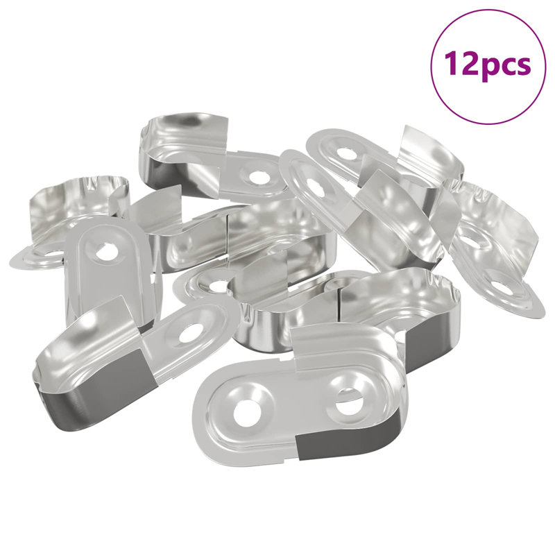  Closet Rod Bracket White Zinc Iron Accessory Support Fixture Component