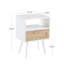 Table de bout en rotin avec tiroir, table de chevet moderne, table d'appoint-610499564