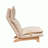 Damaryon Upholstered Foldable Leisure Chair-1417580050