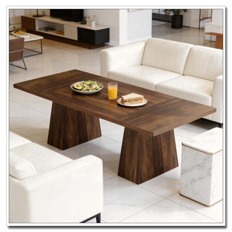 Table de cuisine, table basse, Marron foncé