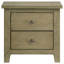 Table de chevet 2 tiroirs Pelton