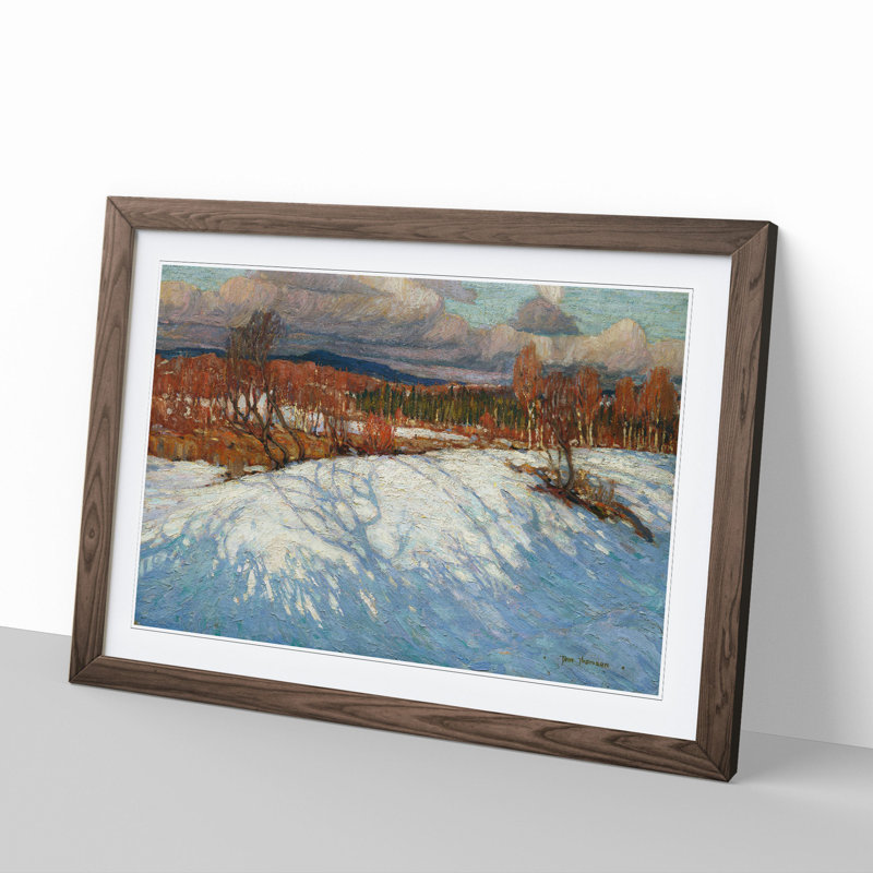 In Algonquin Park Vol.2 by Tom Thomson - Picture Frame Painting, 48cm H x 65cm W x 2cm D, Walnut Framed