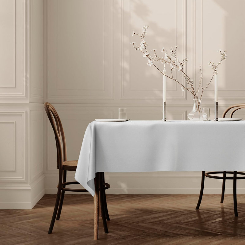 140×180cm (55×70in) Rectangular Premium Fabric Tablecloth