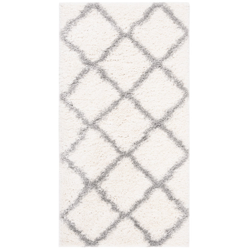 Lamoreaux Shag Performance Geometric Rug, Rectangle 3' x 5'