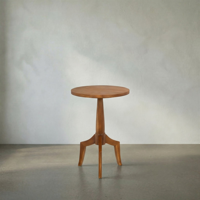 Atomic Solid Wood End Table