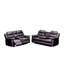 Causeuse inclinable avec housse de console centrale