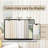 Farmhouse Linen Blend Stripe Semi-Sheer Grommets Curtain Pair-118308993-118308996