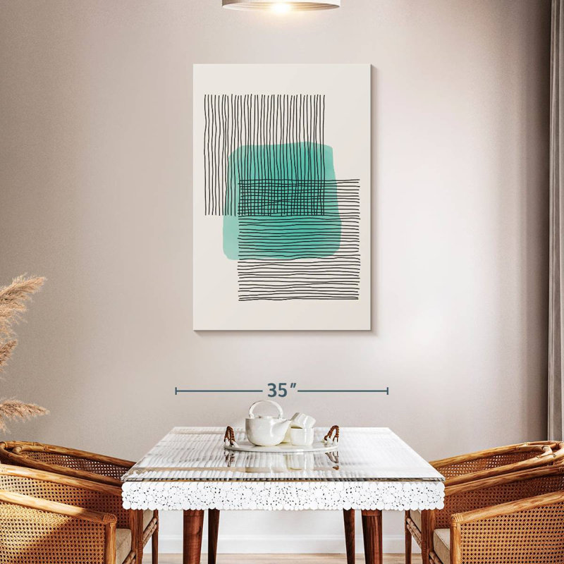 Avery Lines On Square, 45" H x 30" W