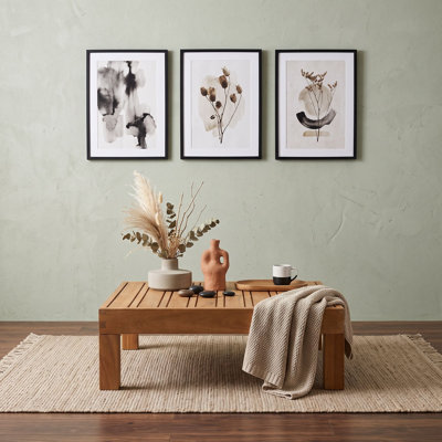 Outdoor Coffee Table with Wooden Table Top