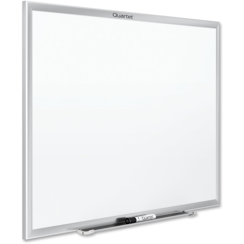 Quartet® Melamine Wall Metal Whiteboard, 1'6" H x 2' W