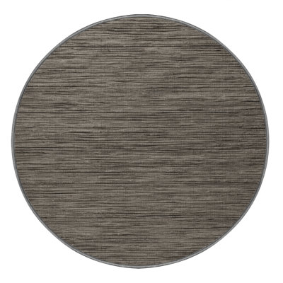 Tapis gris uni lavable à la machine