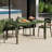 59"×35.4" Outdoor Metal Rectangular Dining Table-2034670906