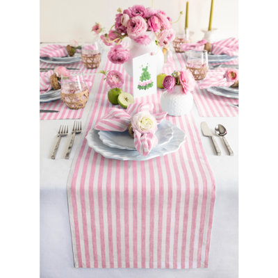100% Pure Linen Hemstitch Table Runner