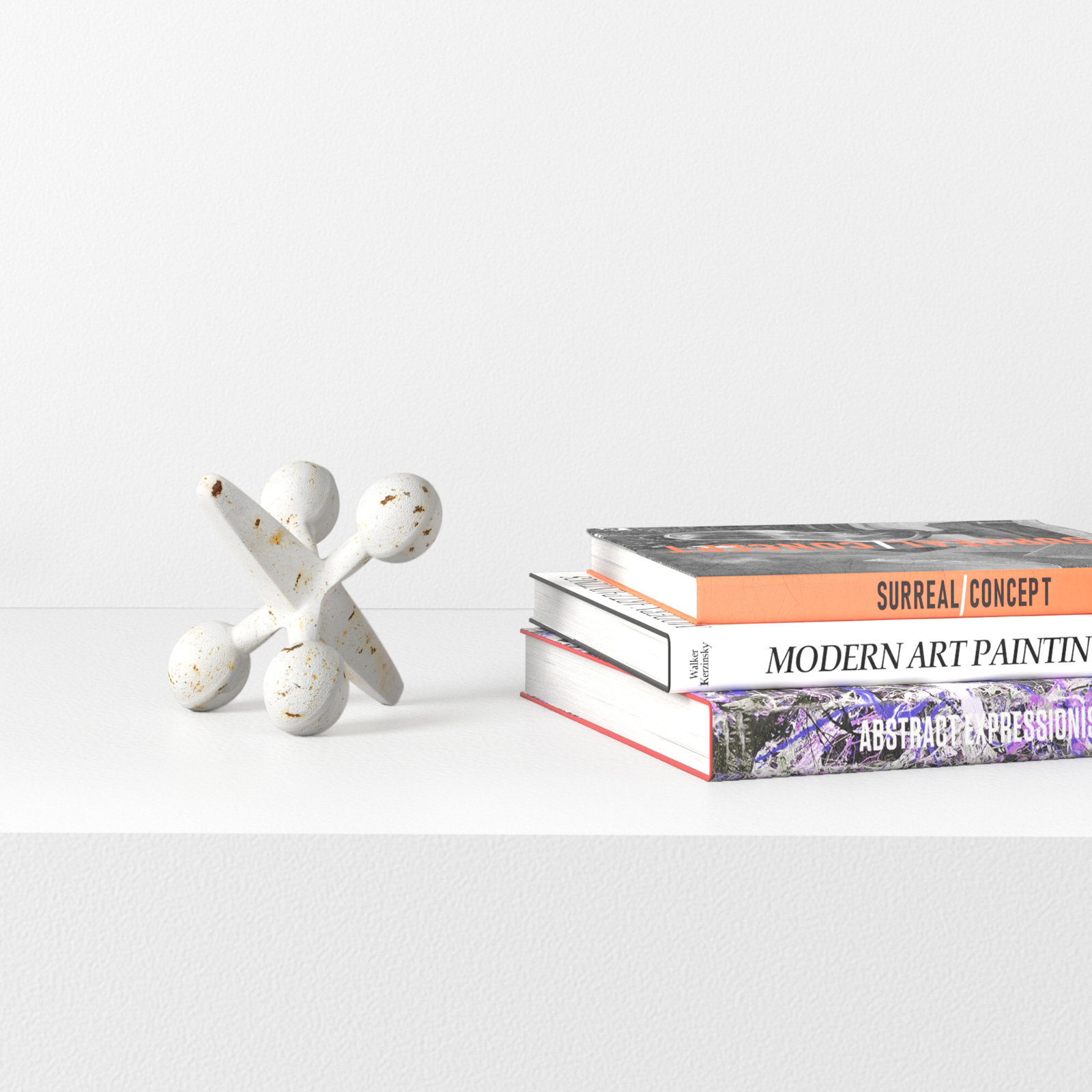 Vernell Iron Jack Accent Figurine / Sculpture, White