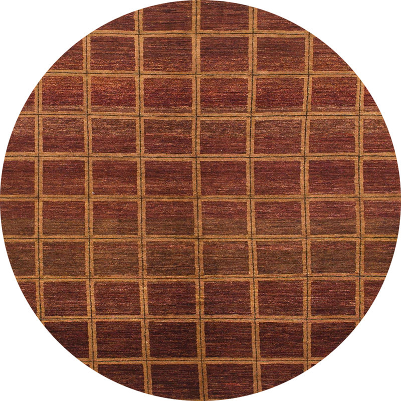 Abstract Indoor Rug, Round 6'