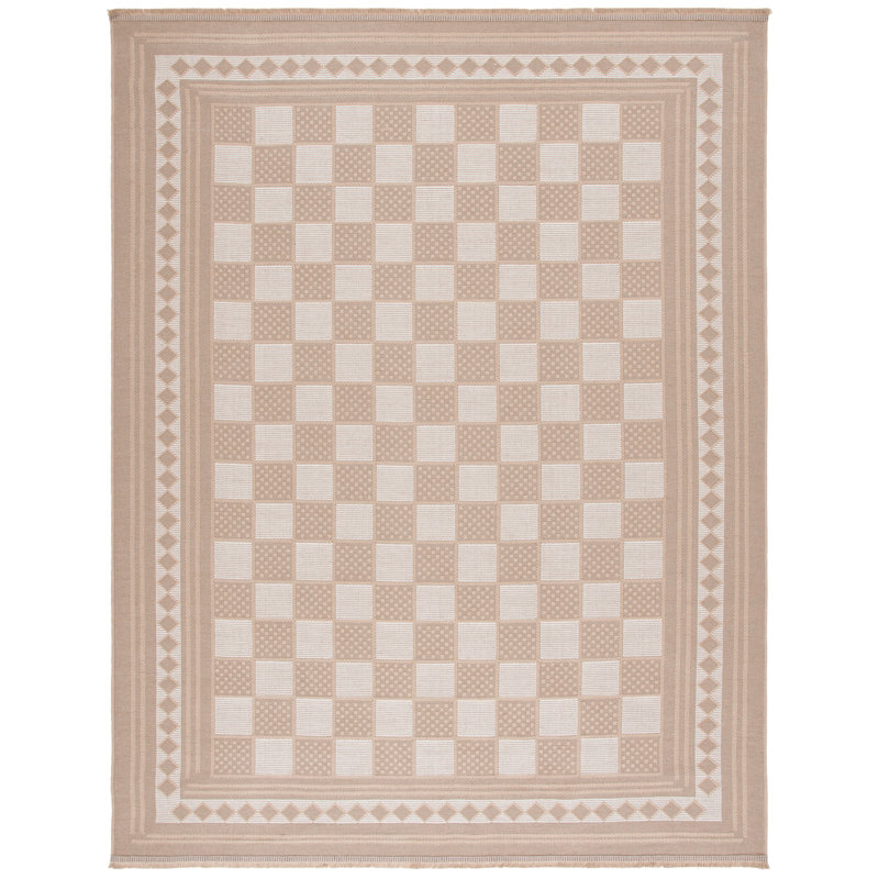 Tapis à motif géométrique Orrego, Rectangle 8 pi x 10 pi