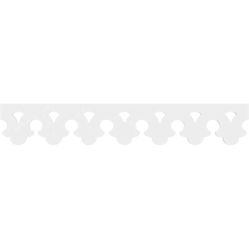 Garniture de couloir en PVC de qualité architecturale Mulberry, H 8 po x L 48 po x P 0,63 po